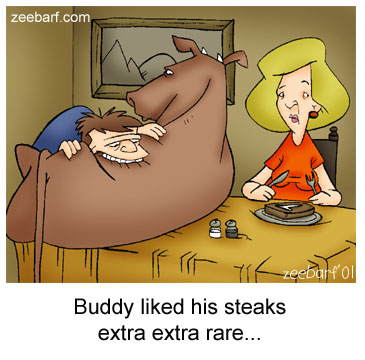 Extra Rare Steak
