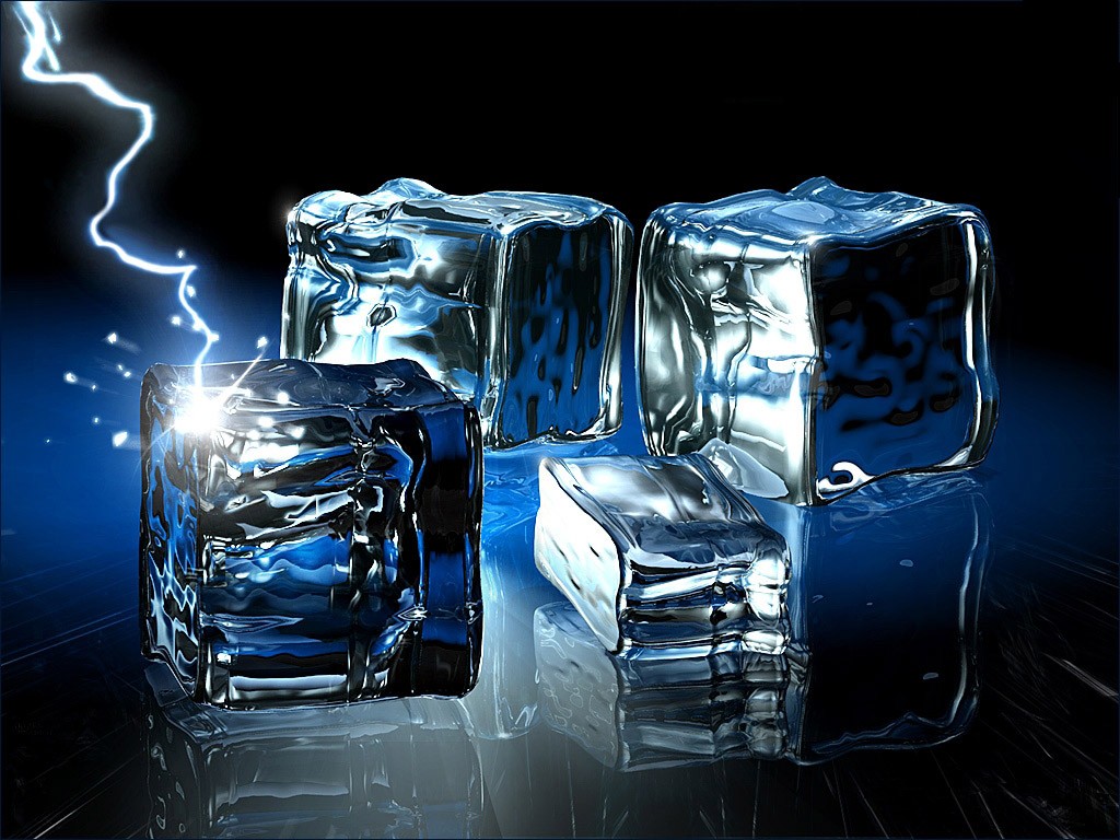Ice Crystals Cubes