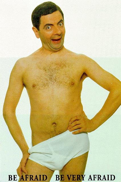 Mr Bean Posing