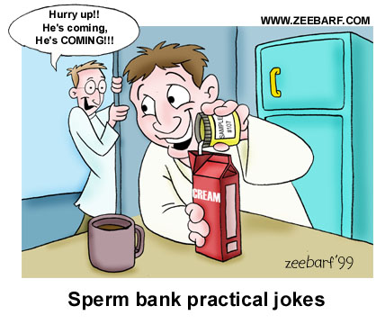Sperm Bank Jokes