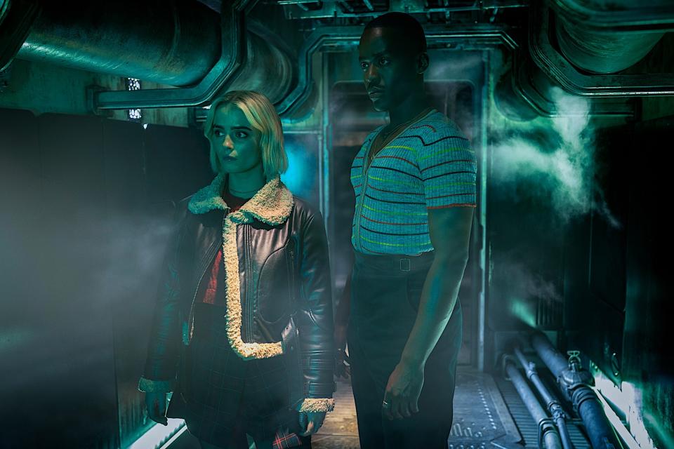 Picture Shows: Episode 1 The Doctor (Ncuti Gatwa) and Ruby Sunday (Millie Gibson)